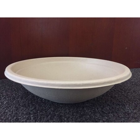 World Centric World Centric 16 oz. Unbleached Plant Fiber Compostable Bowl, PK500 BO-SC-16